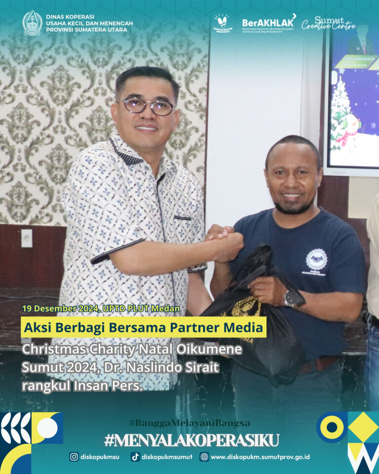 Aksi Berbagi Bersama Partner Media Dinas Koperasi Usaha Kecil Dan Menengah Provinsi Sumatera